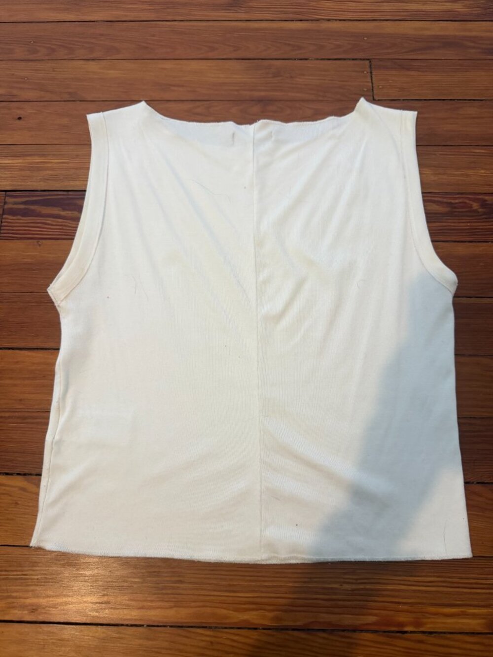 J. Crew Refined Rib Shell Tank - Ivory - Picture 3 of 5